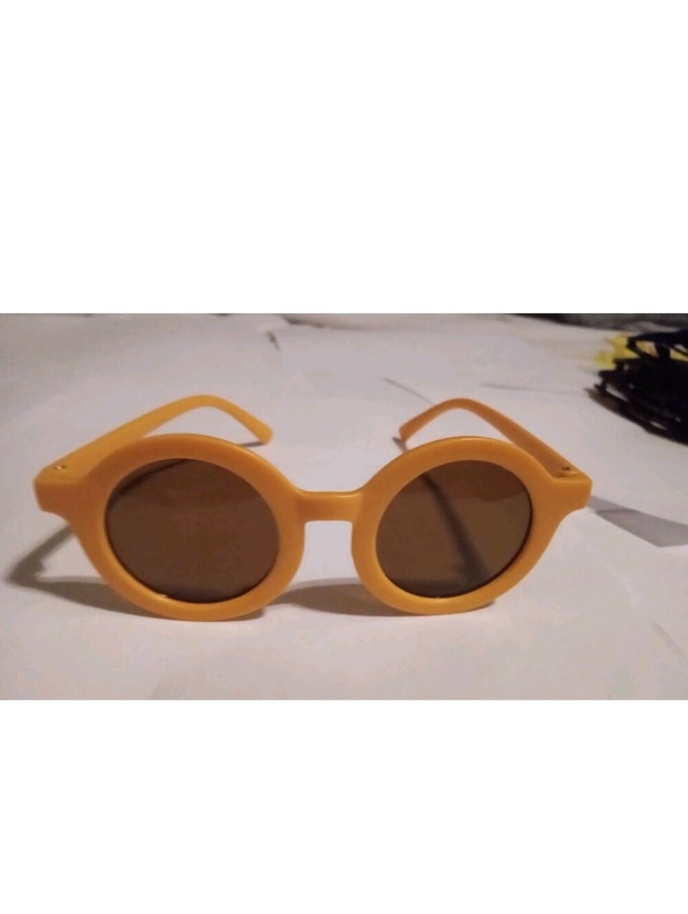 Kids Yellow Round Sunglasses - Unbranded